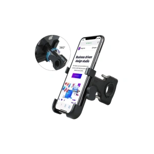 Alüminyum Gövdeli Metal Gidon Bağlantılı Motosiklet Telefon Tutucu 7 İnç Xl