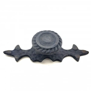 Antika Tarz Dekoratif Pirinç Çizgili Düğme - 25x80 Mm, Oksit