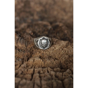 Ayarlanabilir Kuru Kafa Tasarımlı Erkek Yüzük