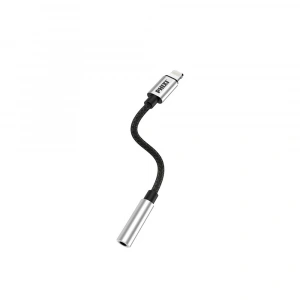 Basic Ca110 Metal Başlıklı Örgü Kablo Lightning To 3.5mm Jack Çevirici