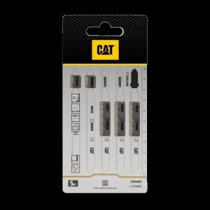 CAT DA06001 5 Parça Profesyonel Ahşap Hızlı/Kaba Kesim Dekupaj Testere Bıçağı, Ucu