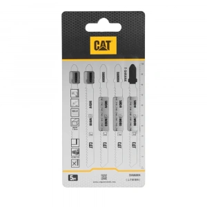 CAT DA06004 5 Parça Profesyonel Ahşap Ters Çapaksız Temiz Kesim Dekupaj Testere Bıçağı, Ucu