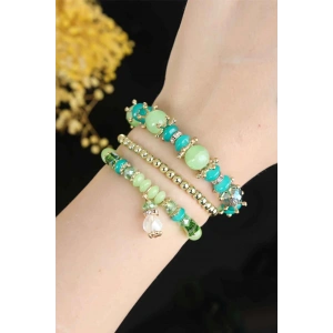 Çoklu Boncuklu Kadın Bileklik