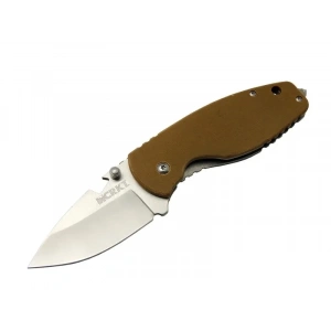 Crkt 3329 Brw Heat Kamp Çakı 18cm - Metal Sap, Kılıflı, Açacaklı, Perçinli