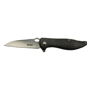Crkt Lotus 1265 Bk Siyah Kamp / Outdoor Çakı 18cm - Yarı Otomatik, Kemerlikli, Kutulu