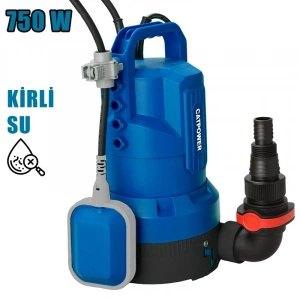DALGIÇ POMPA KİRLİ SU 750W 3 KADEME TABAN 15 TON