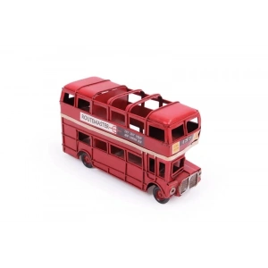 Dekoratif Metal Araba Londra Şehir Otobüsü Kalemlik