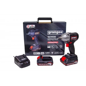 Grangos GCW20-T2 20V 2 Ah Çift Akülü Somun Sıkma