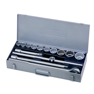 İzeltaş 1120 00 6014 3/4 Lokma Takımı Oniki Köşe (14 Parça mm)