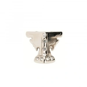 Kelebek Taşlı Sandık Ayağı, Kutu Ayak 2,5 Cm - Nikel, 100 Adet