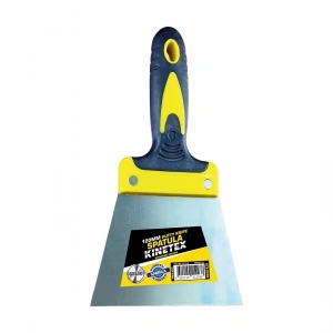 Kinetex 120mm Kauçuk Saplı Spatula | Esnek Çelik Duvar Ve Alçı Spatulası
