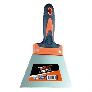 Kinetex 140mm Kauçuk Saplı Spatula | Esnek Çelik Geniş Yüzey Spatulası