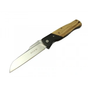 Knives Bk-016zbr Kamp Çakı 23 Cm - Ahşap Saplı, Kılıflı, Kutulu, Kemerllikli