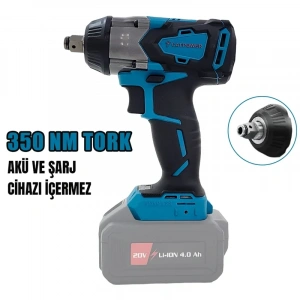 KÖMÜRSÜZ AKÜLÜ SOMUN SIKMA VE TORKLU VİDALAMA 1/2  20V 2.0Ah /4.0Ah