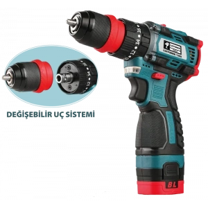 KÖMÜRSÜZ DARBELİ AKÜLÜ VİDALAMA 16V Lİ-İON 2.0Ah