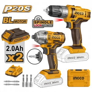 Li-ion Akülü 2 li Kombo Set - Matkap ve Vidalama 20V 2