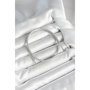 Mıknatıslı Gümüş Renk Sarmal Kadın Bileklik