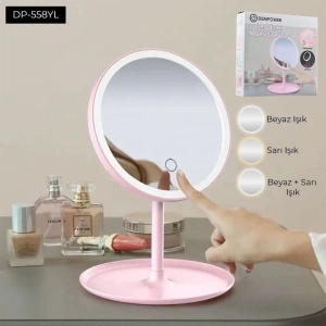 Oval Işıklı Makyaj Aynası
