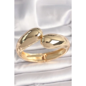 Pirinç Gold Renk Damla Model Kadın Kelepçe