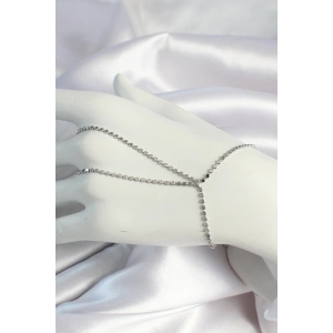 Pirinç Gümüş Renk Ezme Zincirli Şahmeran