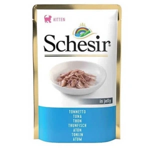 Schesir Jöleli Kitten Ton Balık Yavru Konserve Kedi Maması 85 Gr