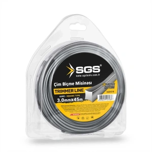 SGS TIRPAN MİSİNASI 3.0 MM 45 MT KARE (GRİ)