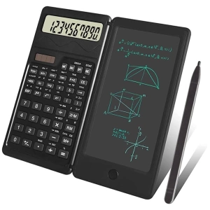 Silinebilir LCD Yazı TabletliKalemli Katlanabilir Bilimsel Hesap Makinesi (4767)