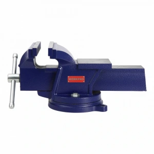 WORKPRO WP233005 100mm 360° Döner Tabanlı Örslü Profesyonel Tezgâh Mengene