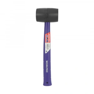 WORKPRO WP241041 57mm 450Gr PVC PP Saplı Siyah Kauçuk Tokmak