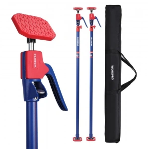 WORKPRO WP289034 137-290cm 70Kg Teleskobik Mandallı Ayarlanabilir 2’Li Çelik Destek Direği + Taşıma Çantası