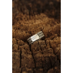 Yazılı Ayarlanabilir Erkek Yüzük