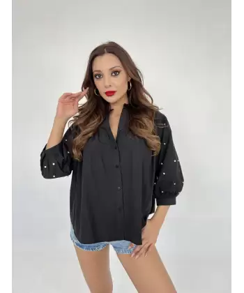 6515 GÖMLEK-SİYAH