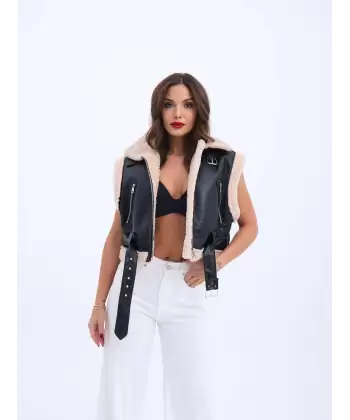 7218 YELEK-SİYAH