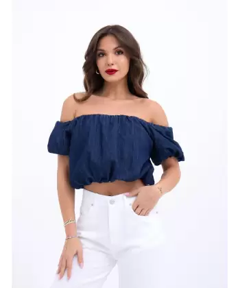 7341 CROP-MAVİ