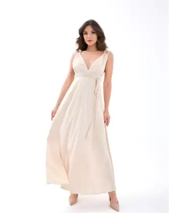 7409 ELBİSE-BEJ
