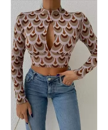 Autumn Cut Out Bluz 3018-08