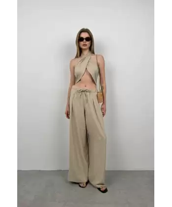 Çapraz Bağlamalı Keten Crop