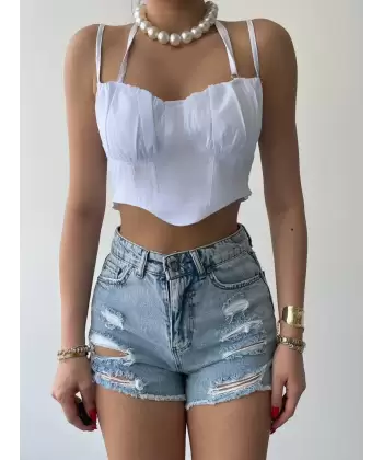 Elix Askılı Büstiyer Crop