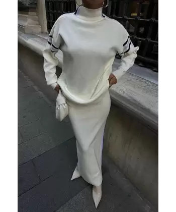 Etekli Spor Çizgili Takım 9991