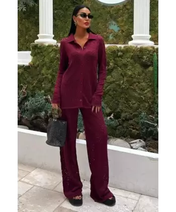 Odette Ajurlu Triko Pantolon Takım 9934
