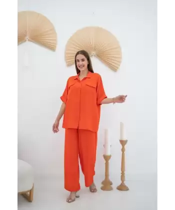 Yeşil Gömlek Ve Pantolon Takım