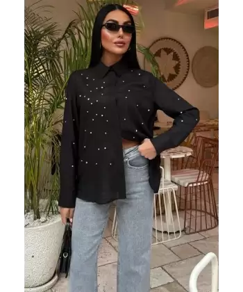 Taş Çakımlı Vual Gömlek 3443