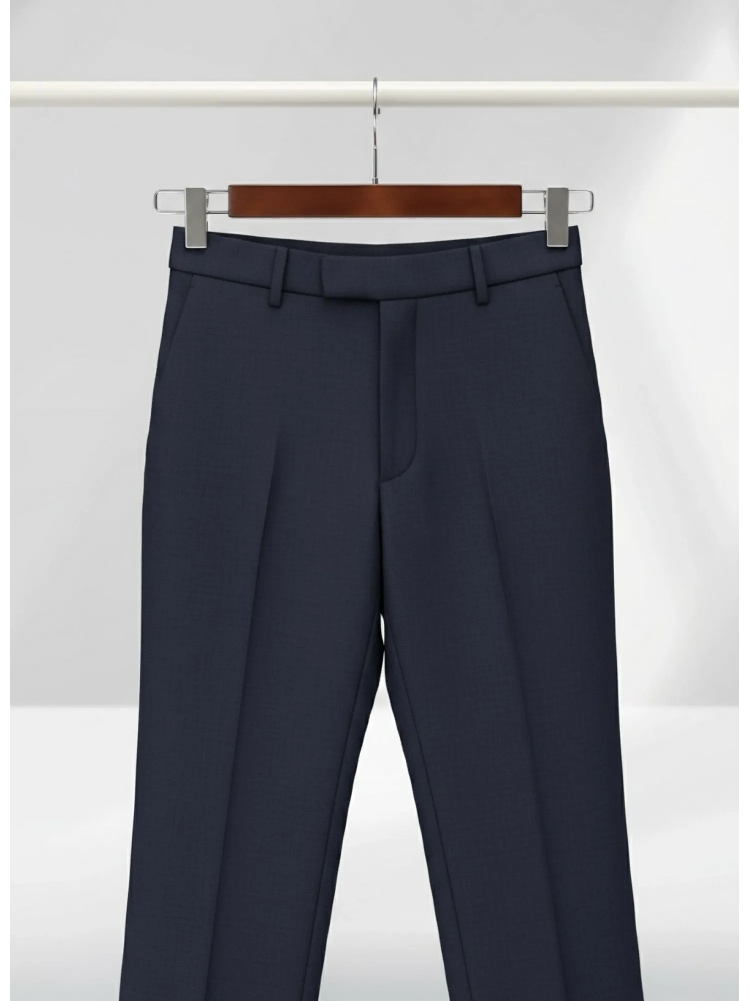 Ceviz Ahşap Pantolon Etek Askısı Gümüş Kancalı