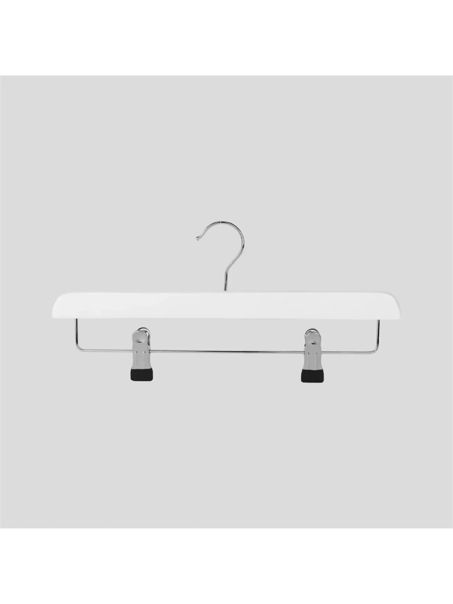 Beyaz Ahşap Pantolon Etek Askısı 36 cm