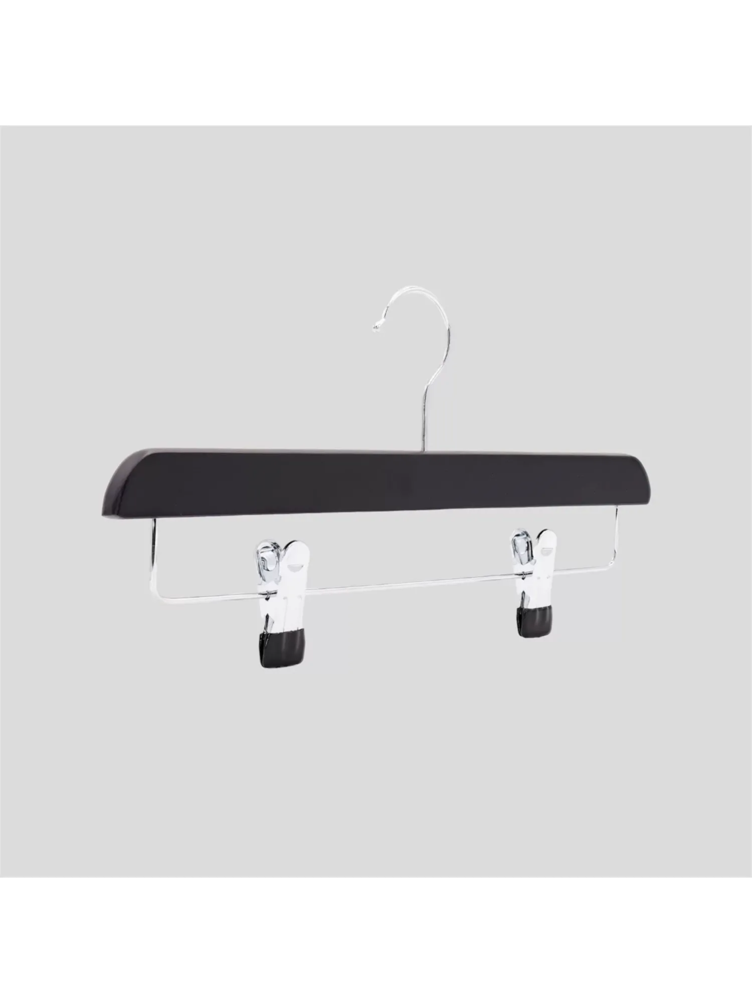 Siyah Ahşap Pantolon Etek Askısı 36 cm