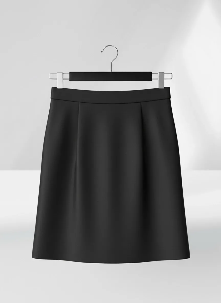 Siyah Ahşap Pantolon Etek Askısı Gümüş Kancalı