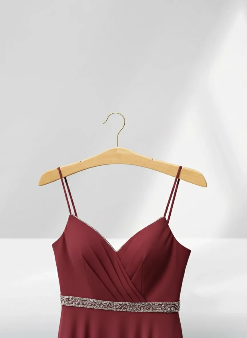 Naturel Ahşap Gold Kancalı Gelinlik Triko Abiye Askısı