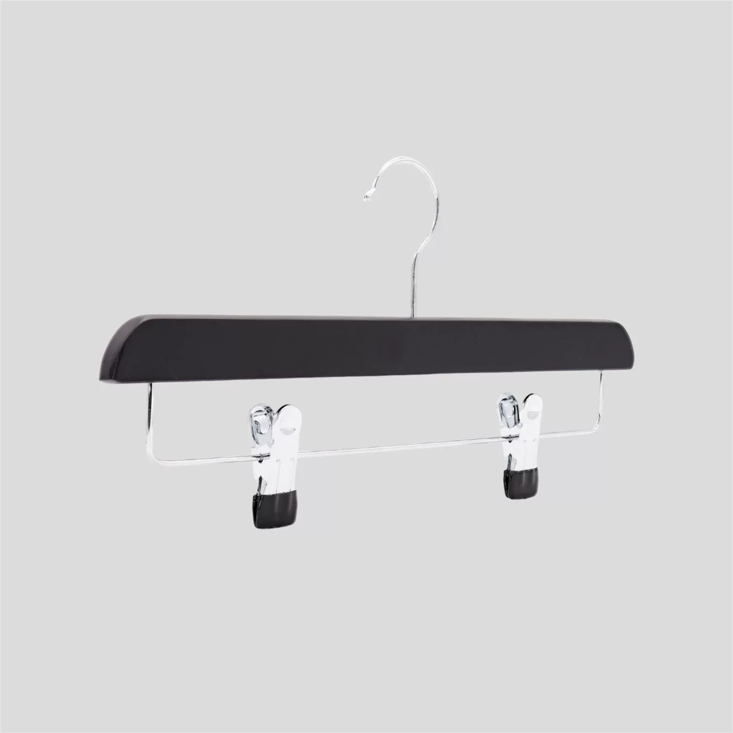 Siyah Ahşap Pantolon Etek Askısı 36 cm