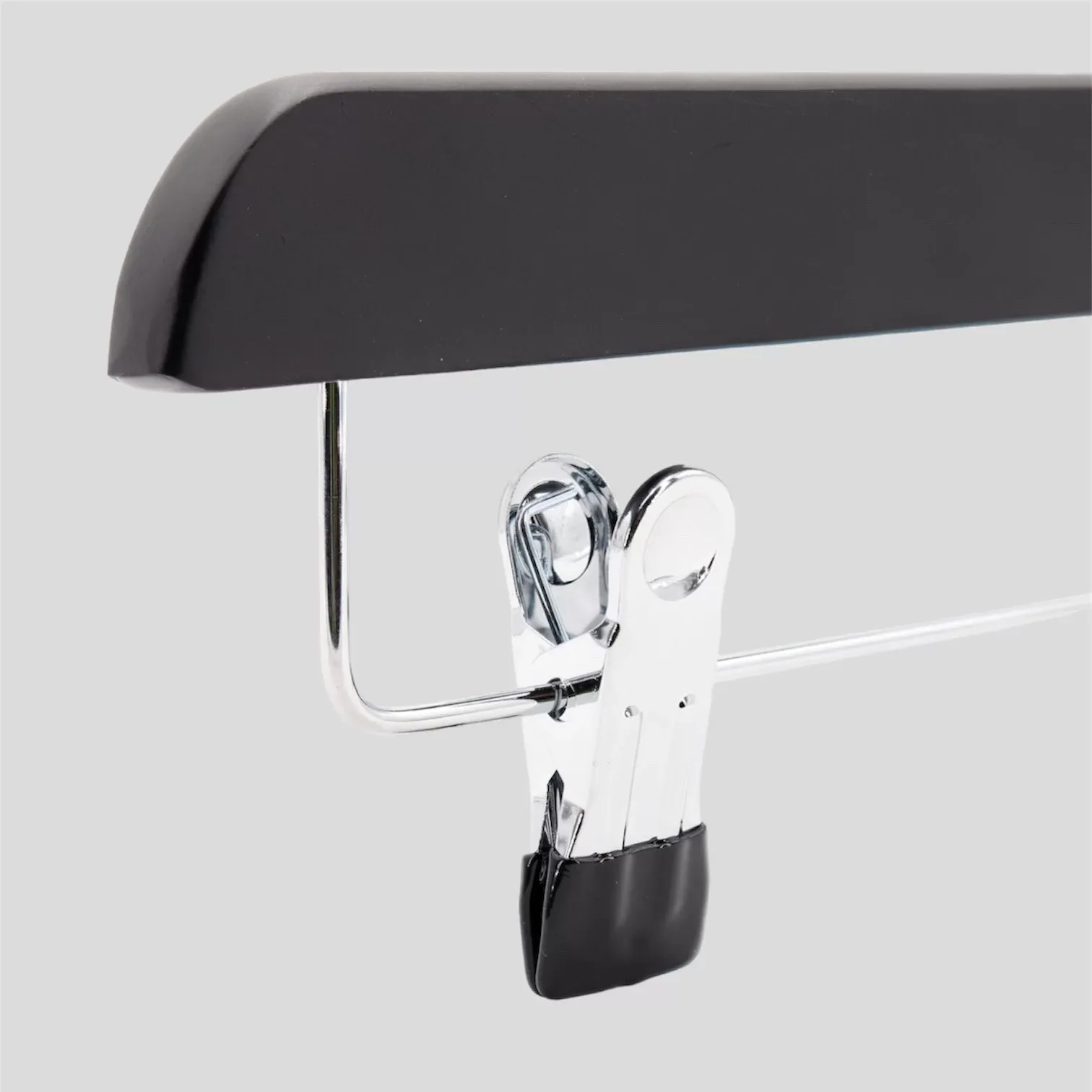 Siyah Ahşap Pantolon Etek Askısı 36 cm