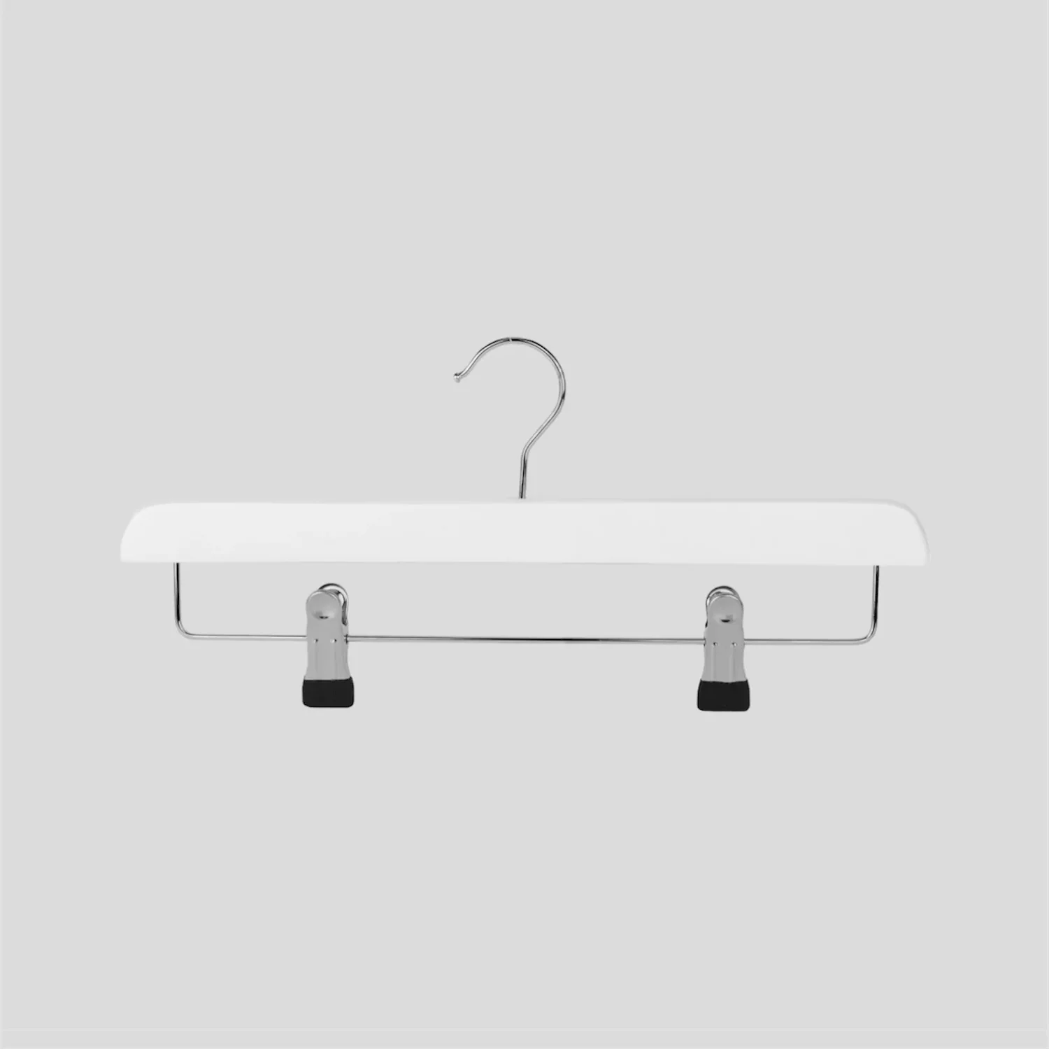 Beyaz Ahşap Pantolon Etek Askısı 36 cm